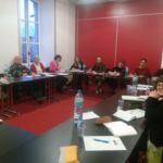 Une session de formation des bénévoles